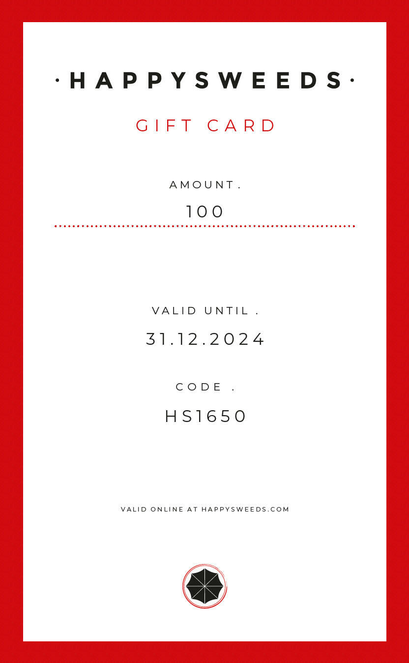 HAPPYSWEEDS Gift Card – The Perfect Last-Minute Gift.