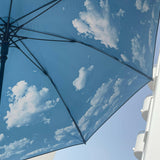 Large Stick Umbrella Sky Lake – Elegant, Windproof & UPF50+.