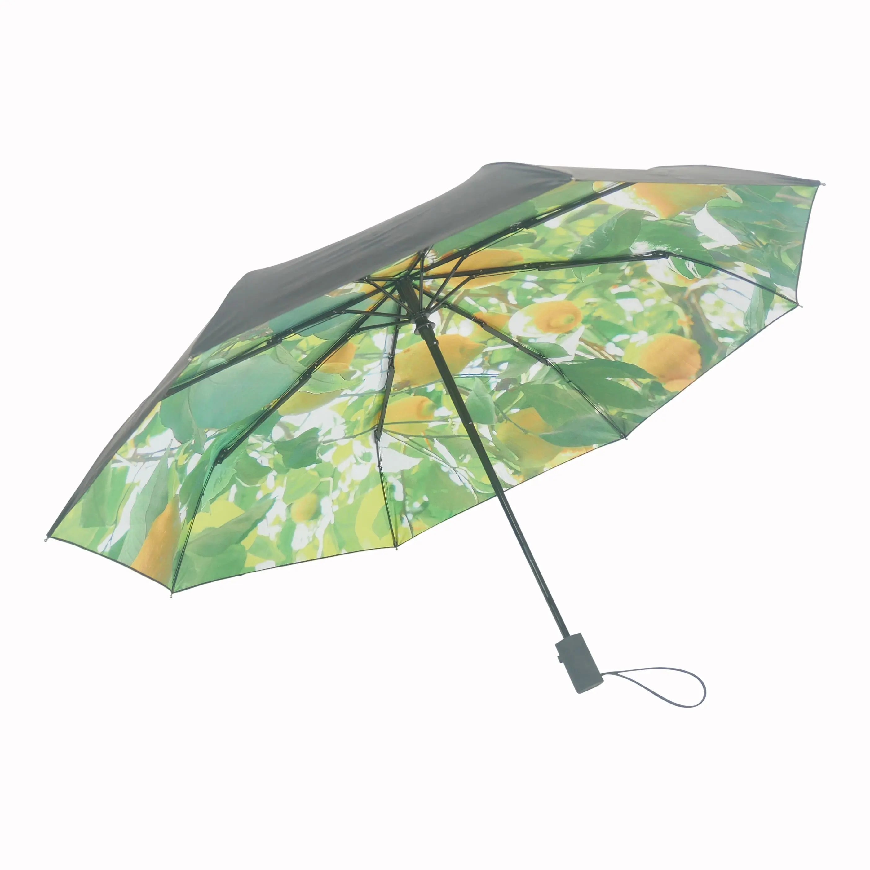 Lemon Umbrella – Vibrant, Windproof & UPF50+ Protection.