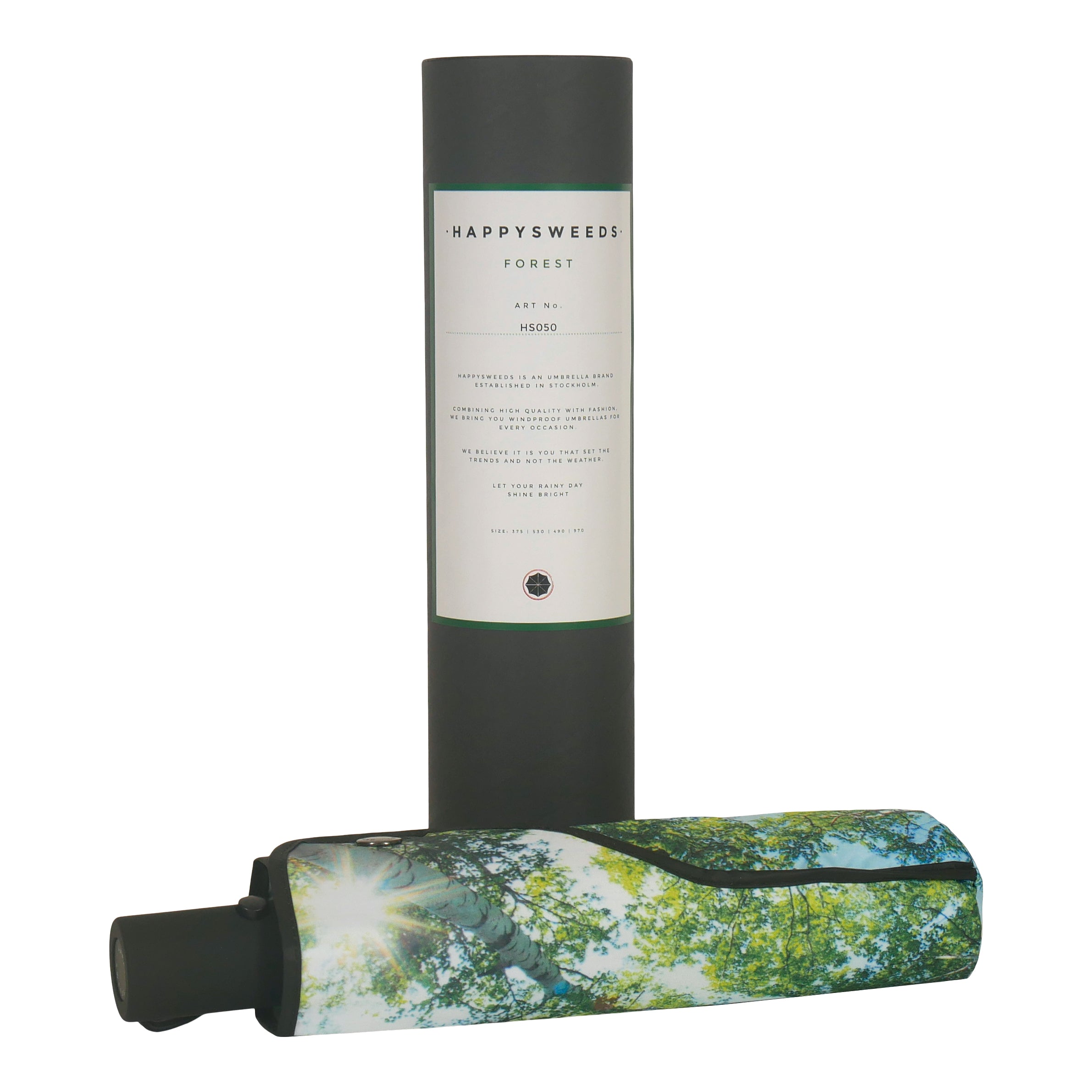 Forest Umbrella – Natural Elegance, Windproof & UPF50+.