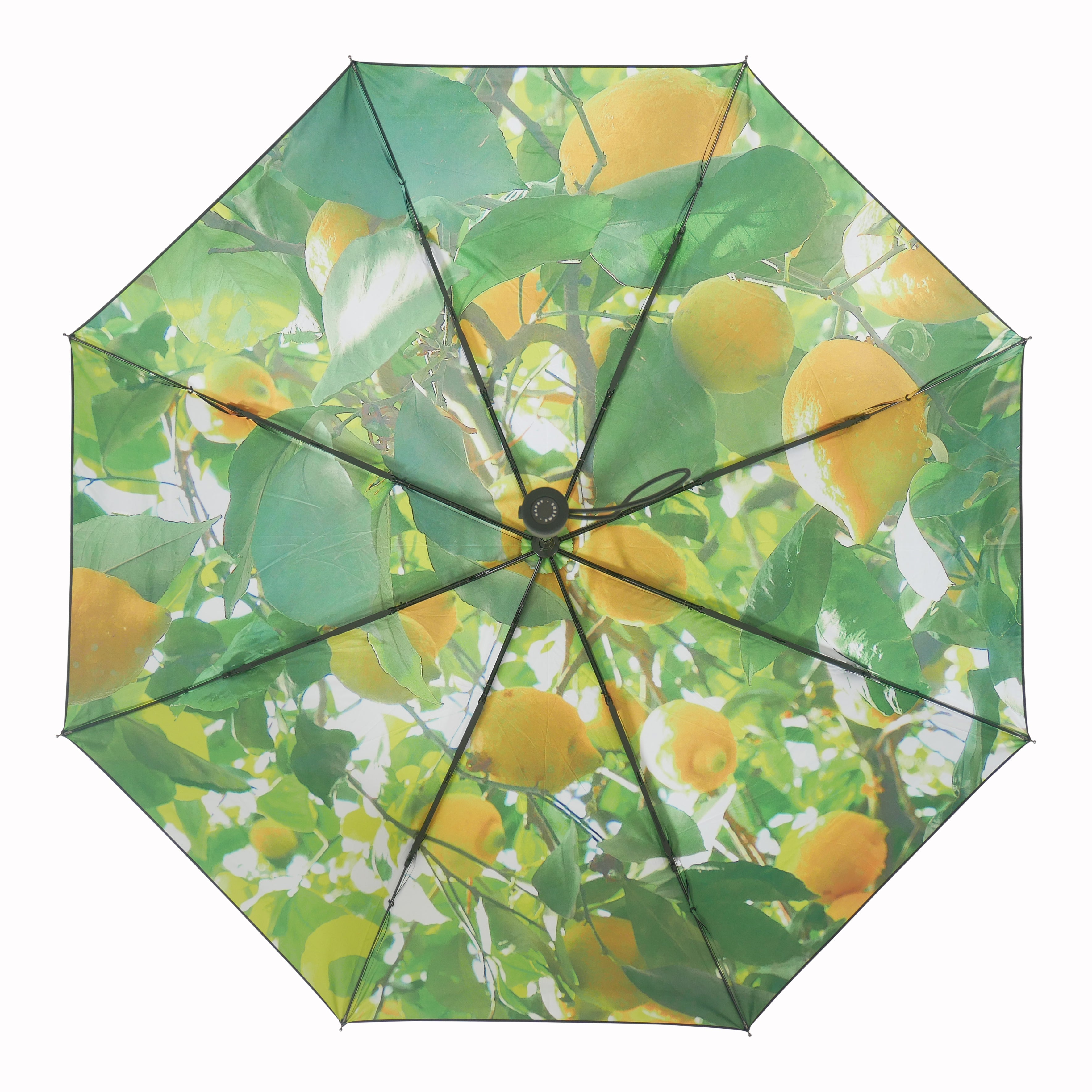 Lemon Umbrella – Vibrant, Windproof & UPF50+ Protection.