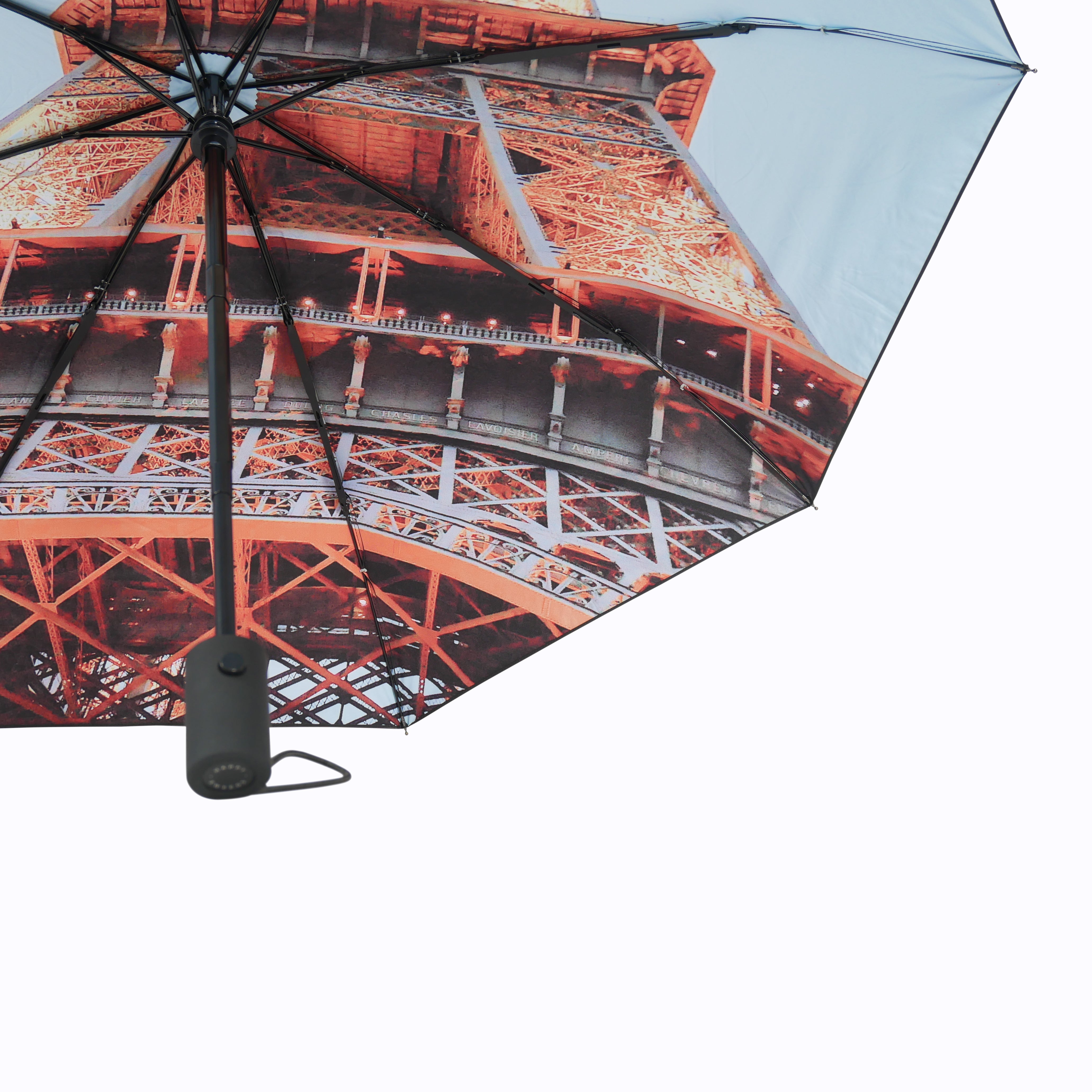 Eiffel Umbrella – Parisian Elegance, Windproof & UPF50+.