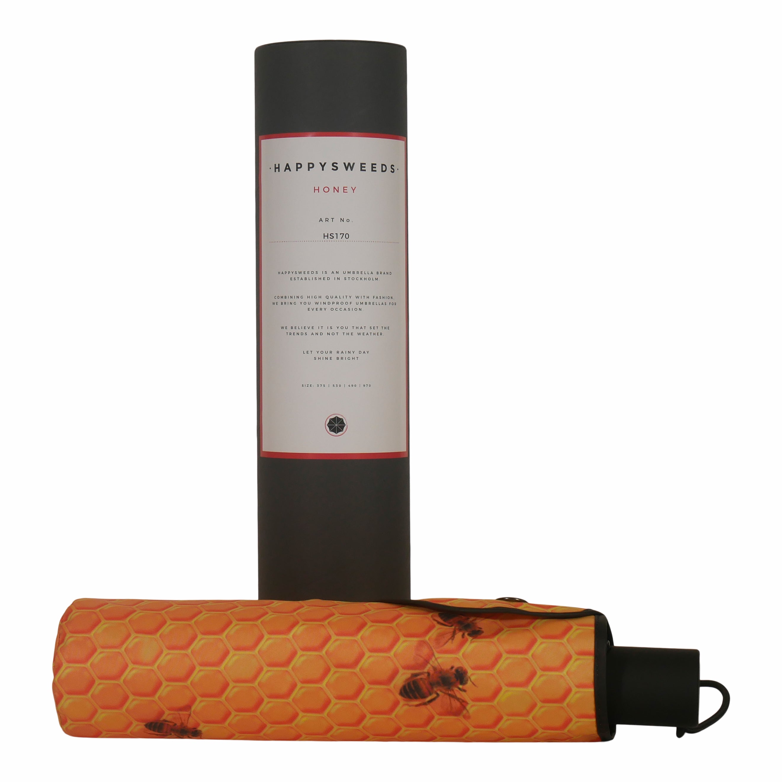 Honey Umbrella – Sweet, Windproof & UPF50+ Protection.