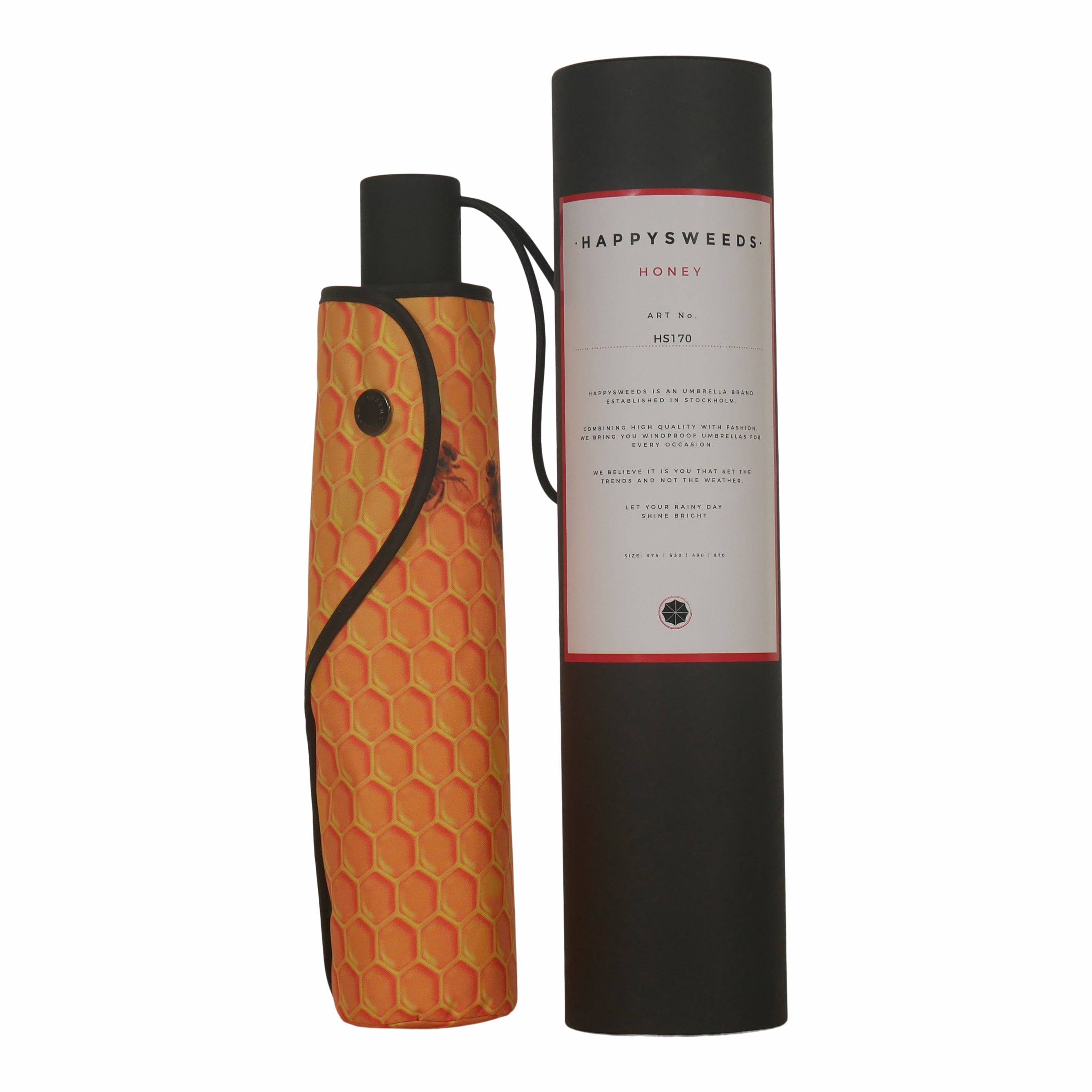 Honey Umbrella – Sweet, Windproof & UPF50+ Protection.
